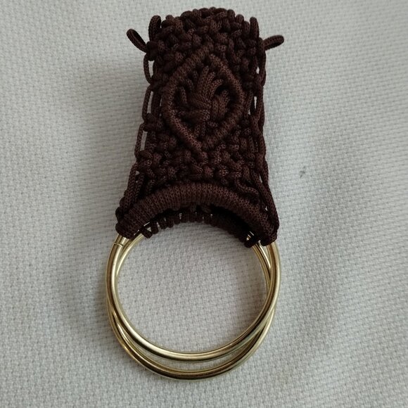 Macramé handmade towel holder - Picture 6 of 9